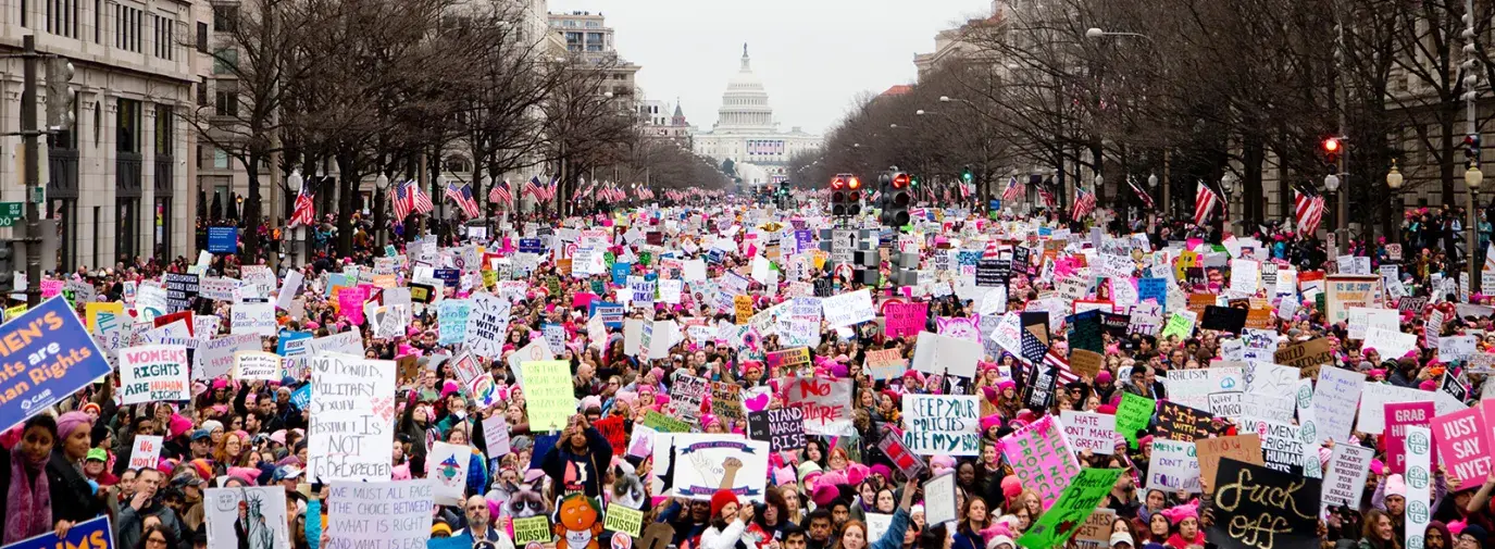 women's march in Washington DC